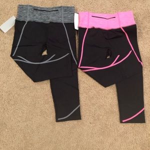 2 Pair of Capri Leggings Bundle